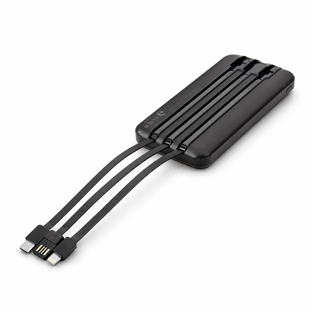 Power Bank 10.000mAh com Painel e Multissaídas