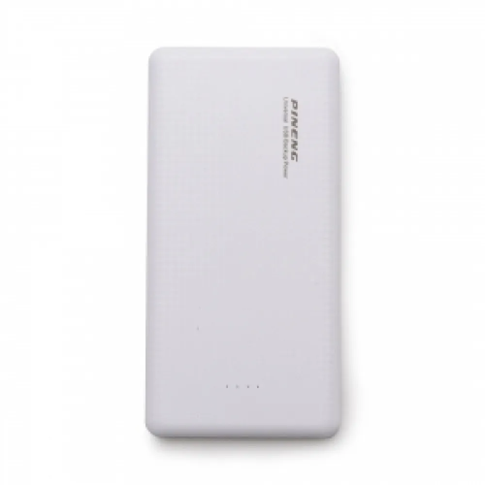 #Power Bank Plástico Tipo Pineng com Indicador Led-PINE10000-BRA
