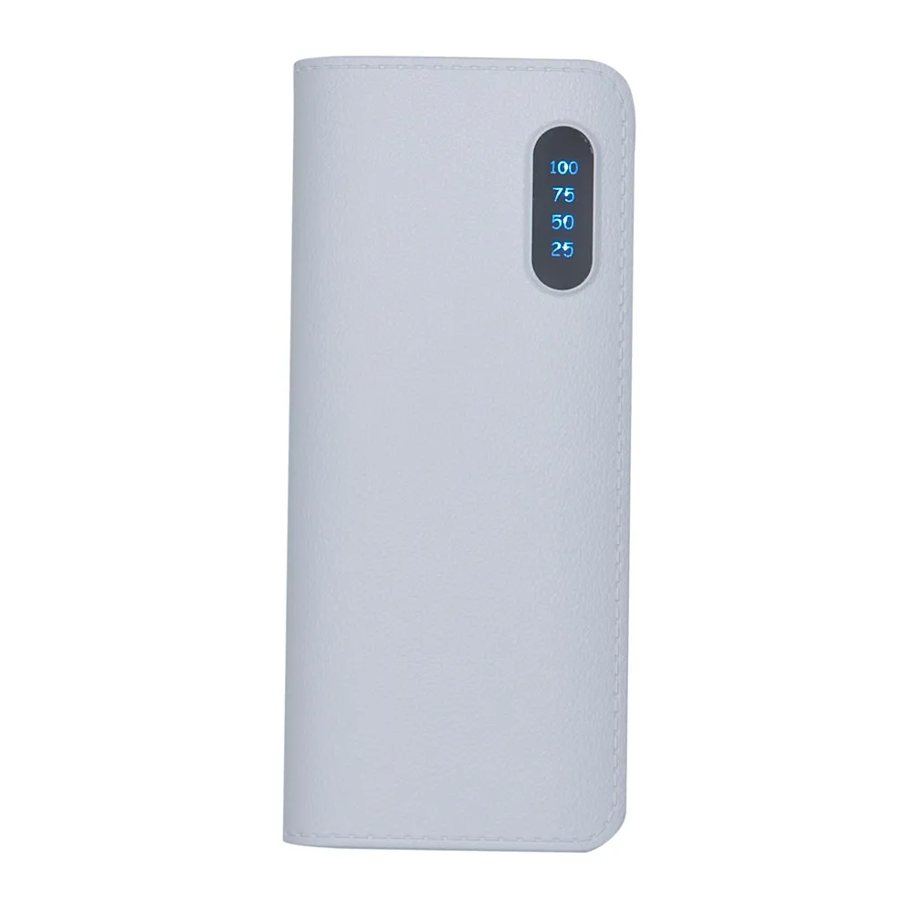 Power Bank Plástico com Indicador Digital e Lanterna-02041