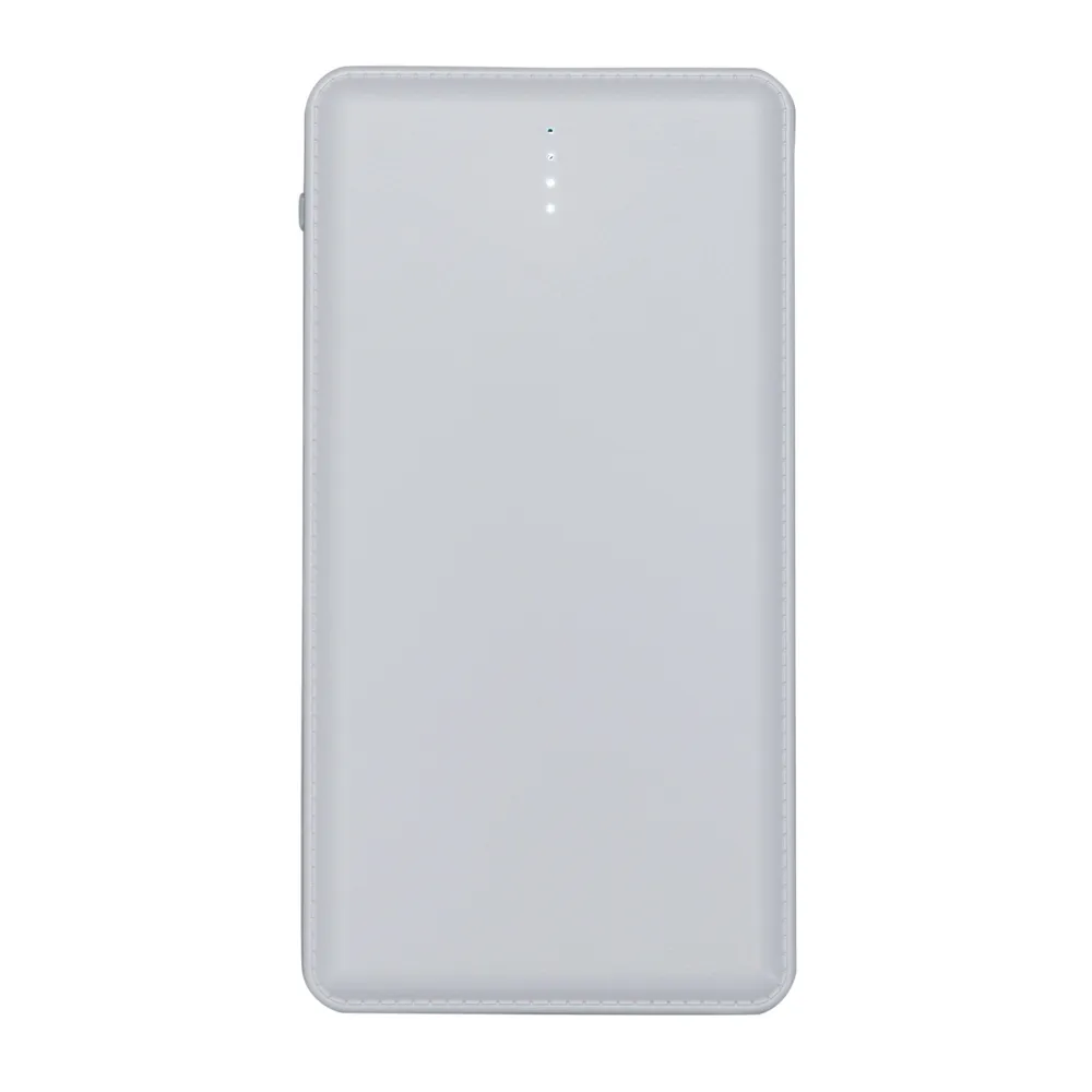 #Power Bank Plástico Slim com Indicador Led