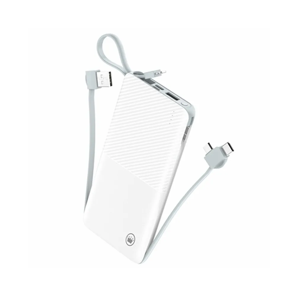 Power bank slim com cabo removível 12800mAh -BC0018LT