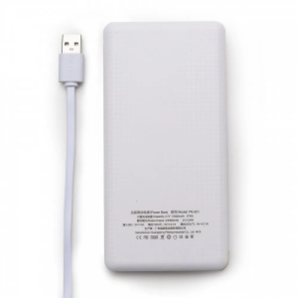 #Power Bank Plástico Tipo Pineng com Indicador Led
