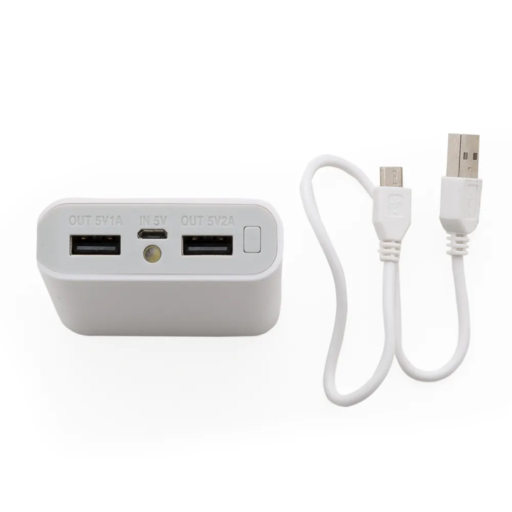 #Power Bank com Lanterna e Indicador Led