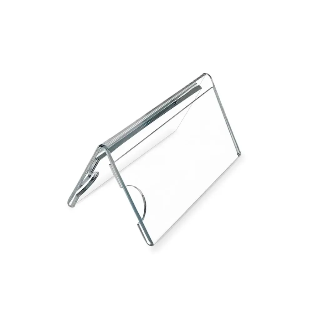 Prisma de Mesa em Acrílico 05x10cm Tipo V Com Dupla Visualização-PRM01