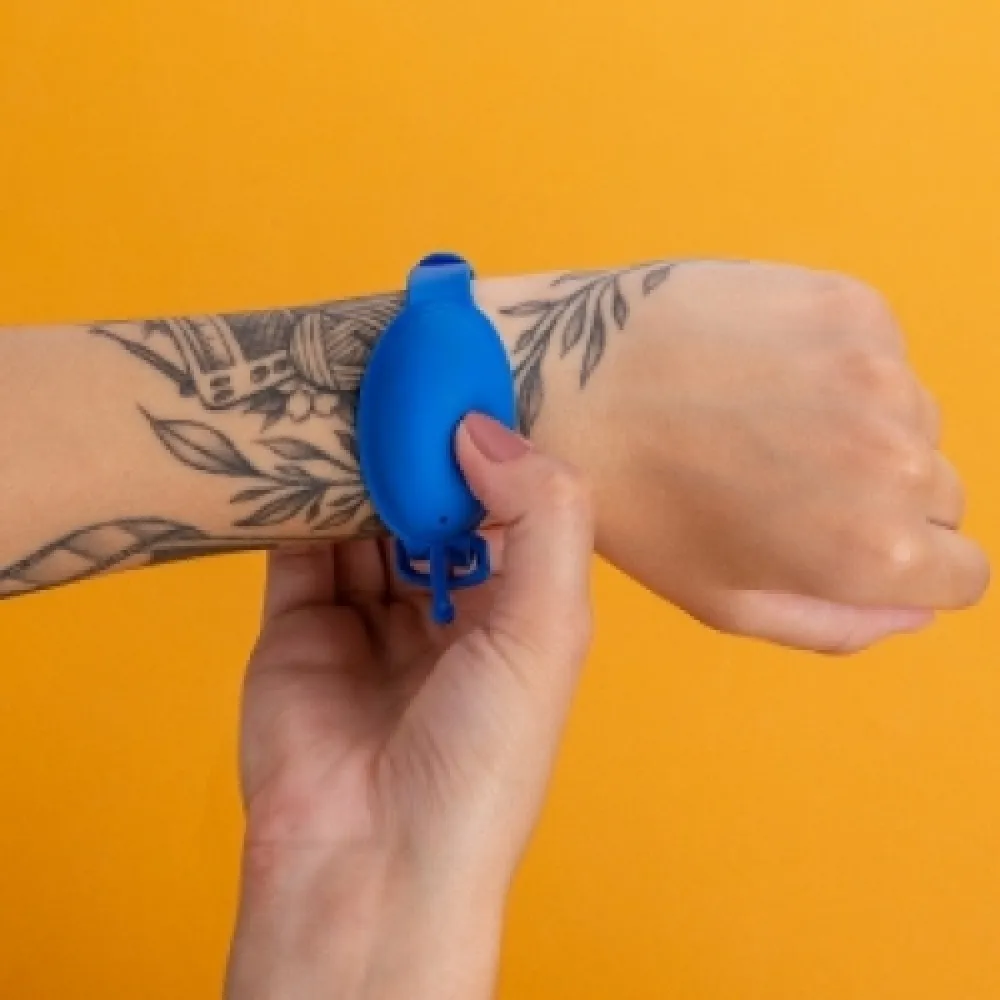 #Pulseira Dispenser Álcool Gel 8ml