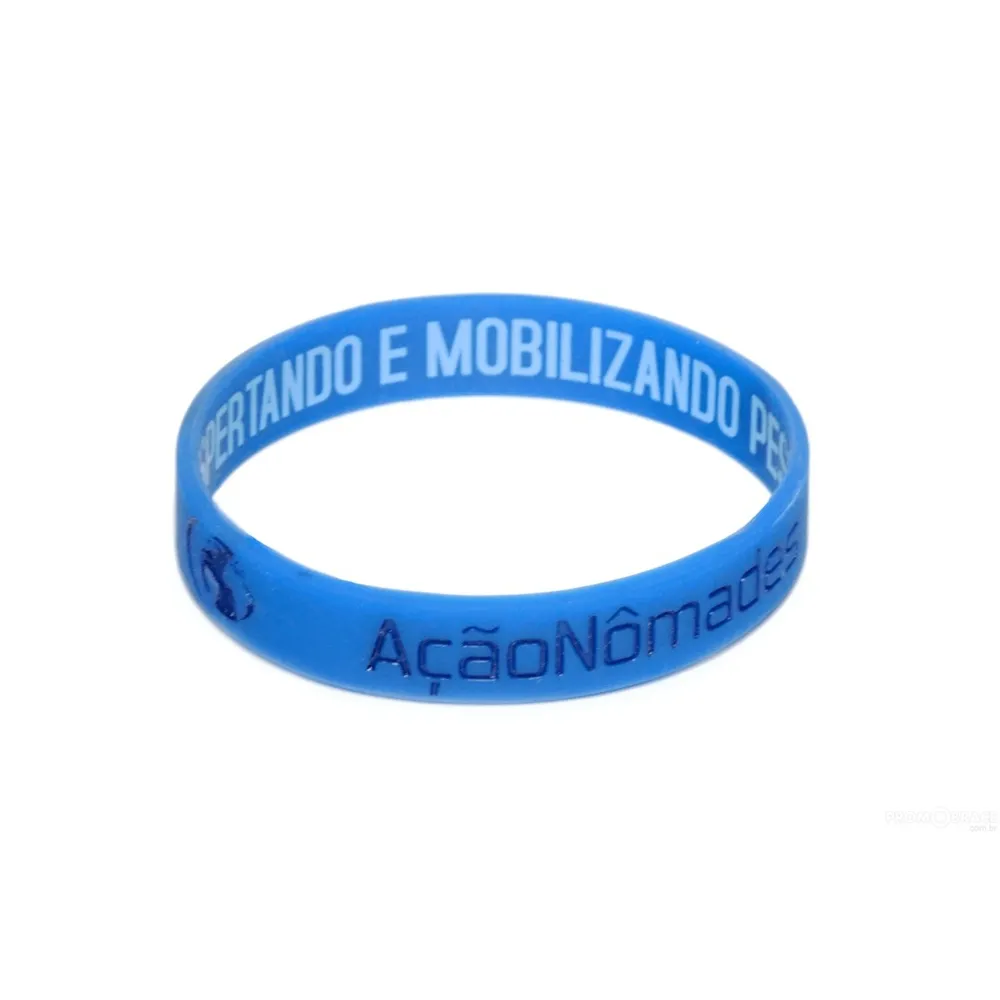 Pulseira de Silicone Personalizada