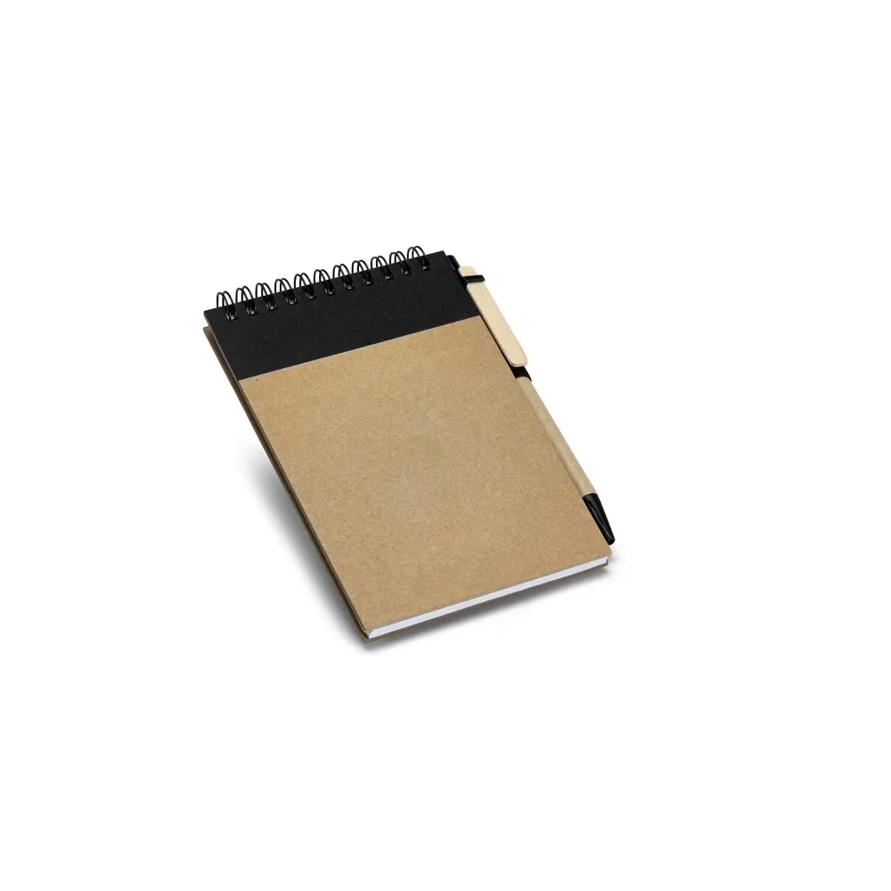 RINGORD. Caderno de bolso espiral de capa dura, com páginas lisas recicladas