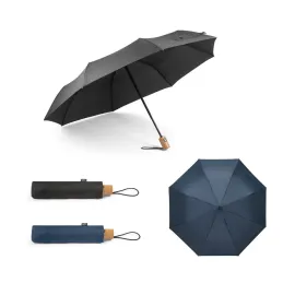 Miniatura de imagem do produto RIVER. Guarda-chuva em 100% poliéster reciclado pongee 190T (100% rPET) com abertura e fecho automático