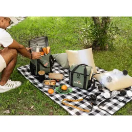 Miniatura de imagem do produto ROMA M. Bolsa térmica almofadada 600D ripstop em poliéster reciclado (100% rPET)