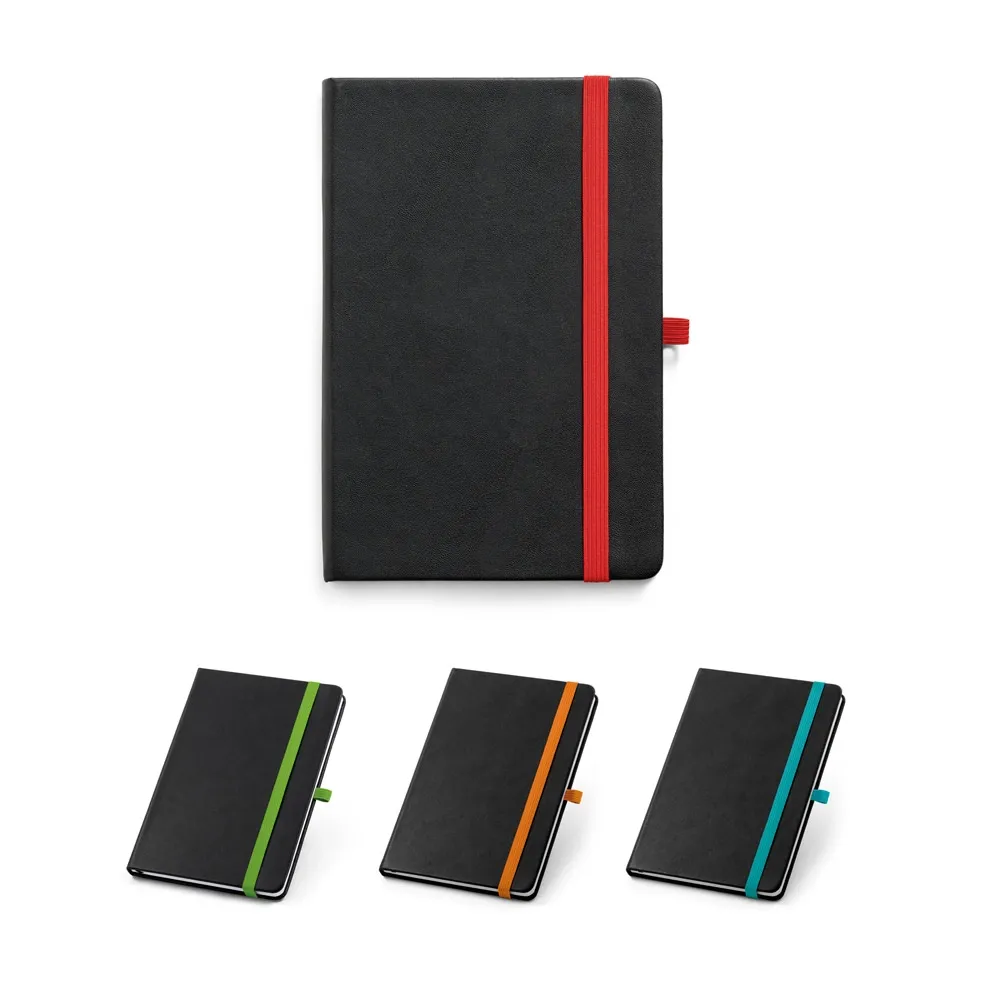 ROTH. Caderno A5 em PU com folhas pautadas-93592