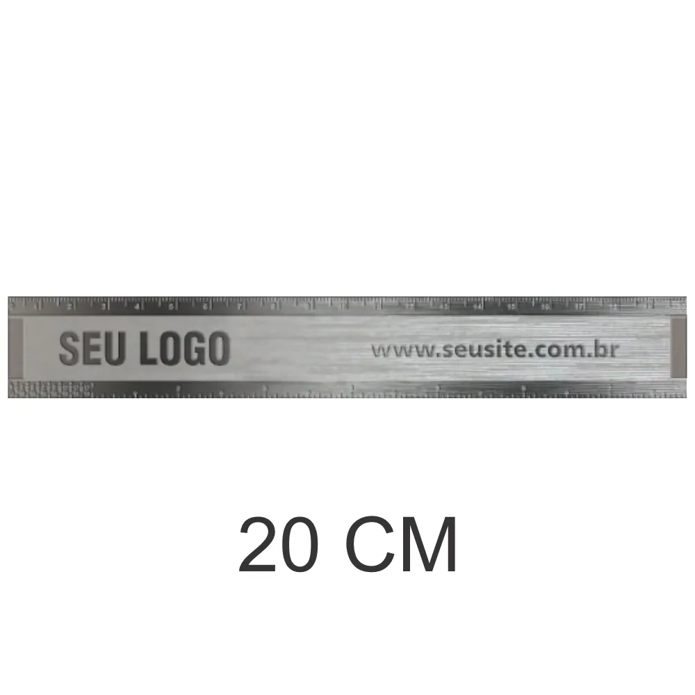 Regua Metal 20 CM-AFK-771820