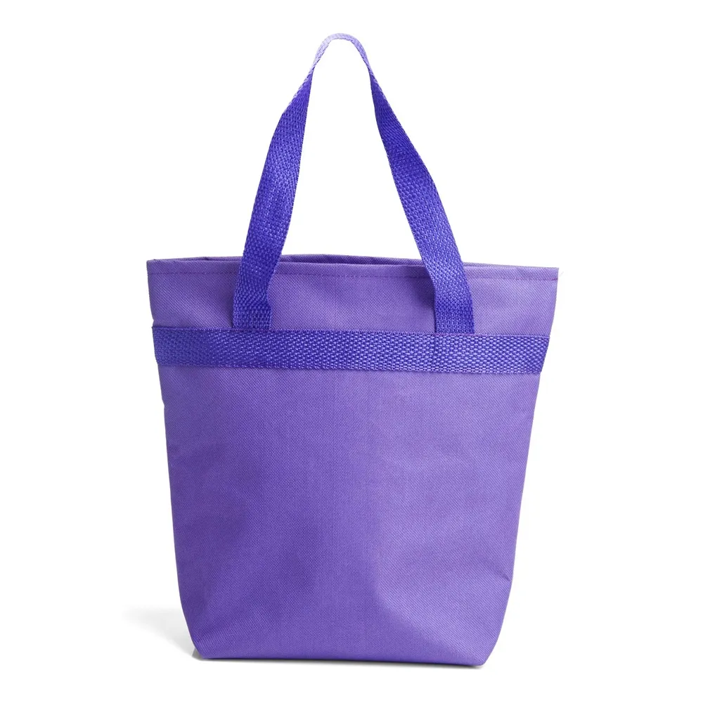 SACOLA COM BOLSO EXTERNO EM NYLON 600 - ROXO - 5L ROXO-CS-04008-ROX