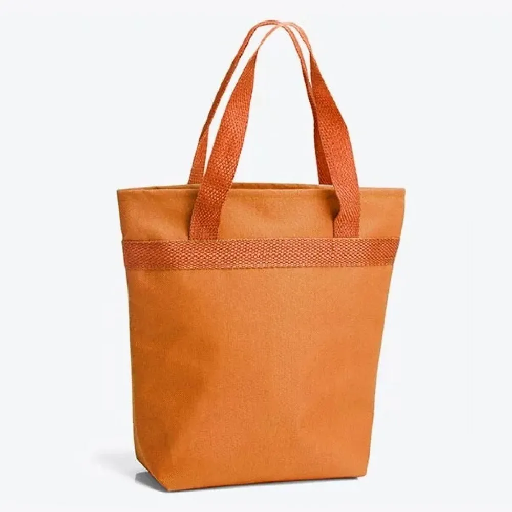 SACOLA TÉRMICA EM NYLON 600 - LARANJA - 5L - 20,5X8X27CM LARANJA-CS-02007-LAR