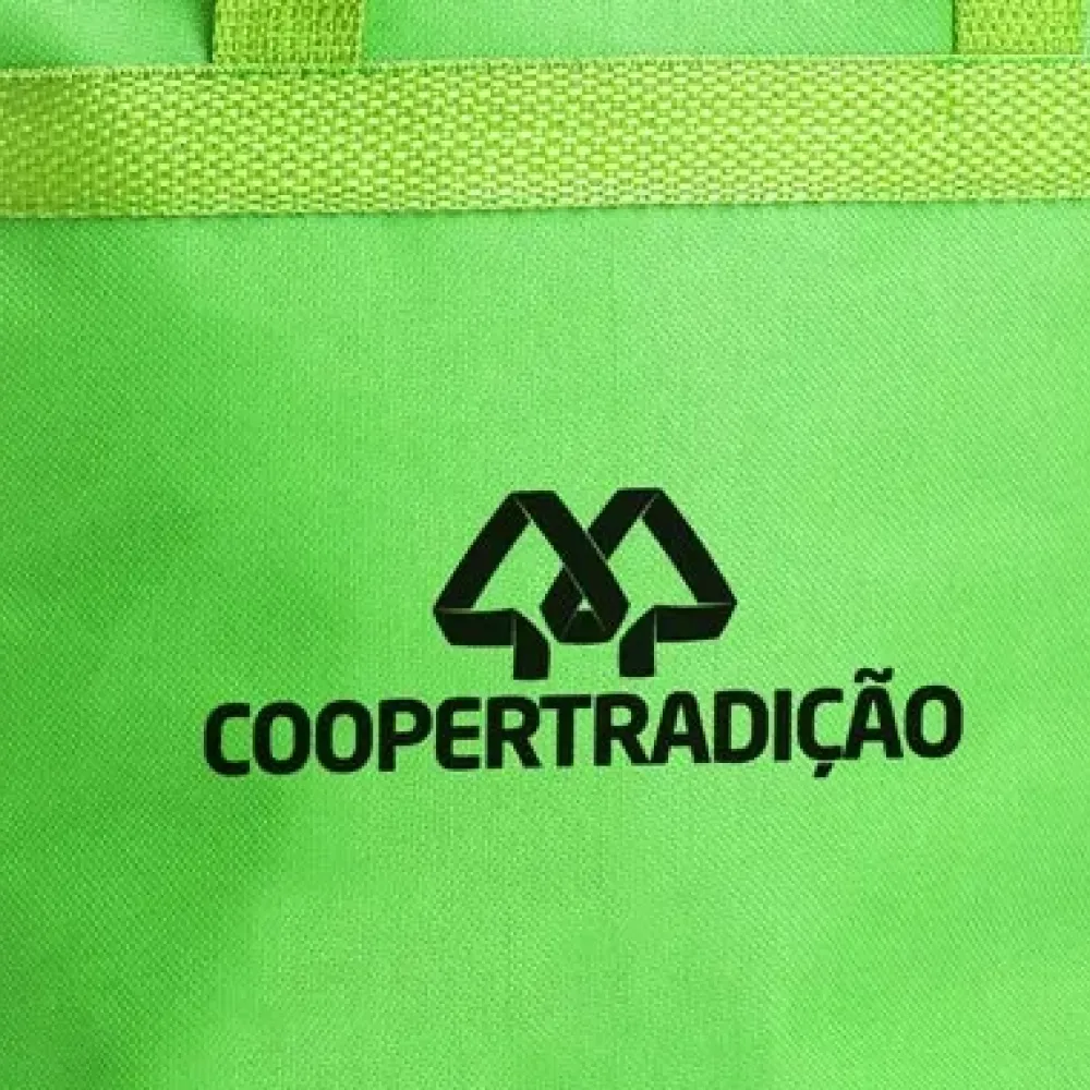 SACOLA TÉRMICA EM NYLON 600 - VERDE - 5L - 20,5X8X27CM-CS-02005-VD