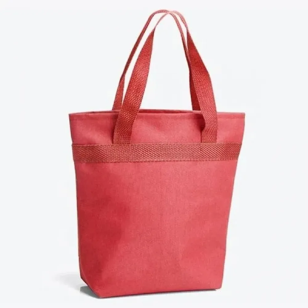 SACOLA TÉRMICA EM NYLON 600 - VERMELHA - 5L - 20,5X8X27CM VERMELHO-CS-02004-VM