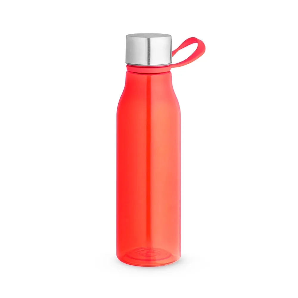 SENNA. Squeeze em PET 100% reciclado com alça de silicone (590 mL)