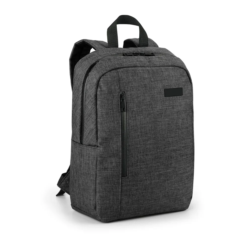 SHADES PLATE. Mochila para notebook (14 ) em 600D de alta densidade com placa para personalização (12 L)