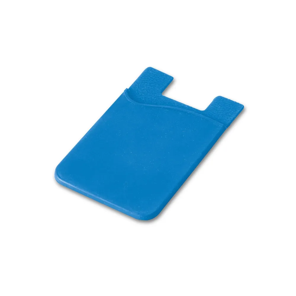 SHELLEY. Porta cartões para celular em silicone-93320