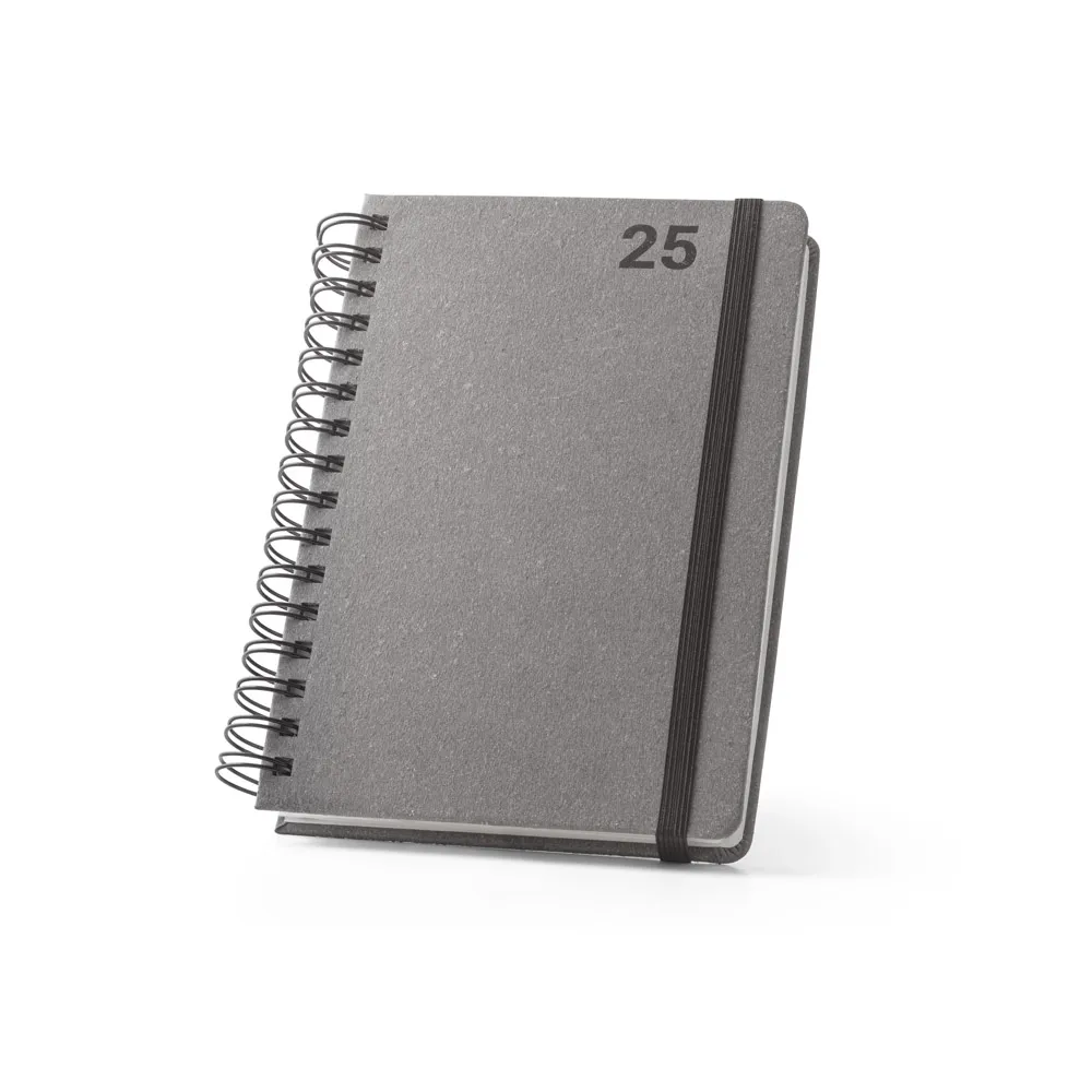 . Agenda A5 com argolas em pele reciclada-66215