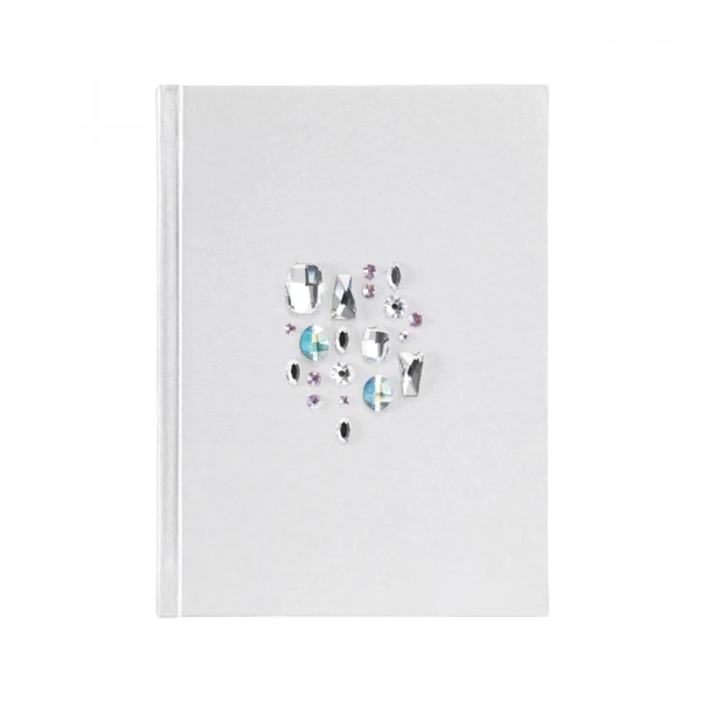 SPARKLING. Caderno capa dura CROMADO-43055-CRO