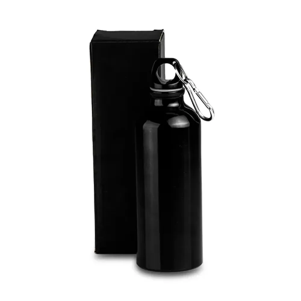 SQUEEZE EM ALUMÍNIO PRETO – 500ML