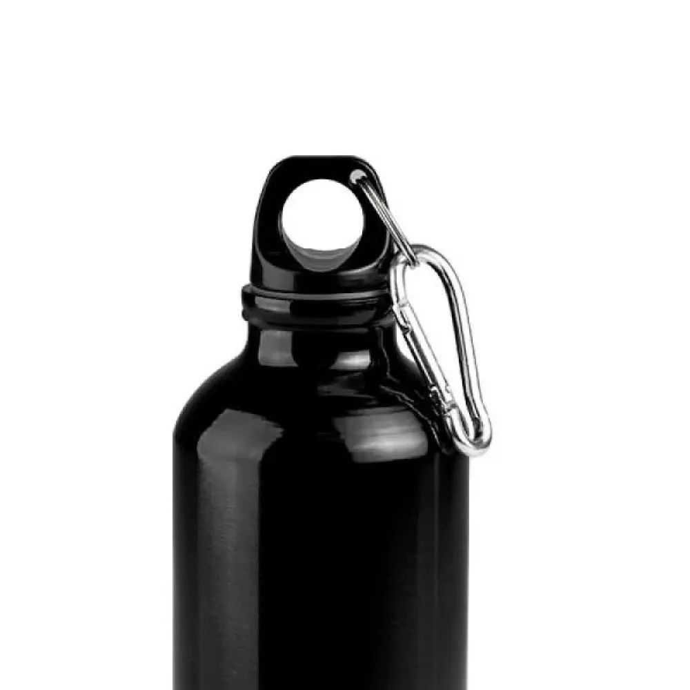 SQUEEZE EM ALUMÍNIO PRETO - 500ML