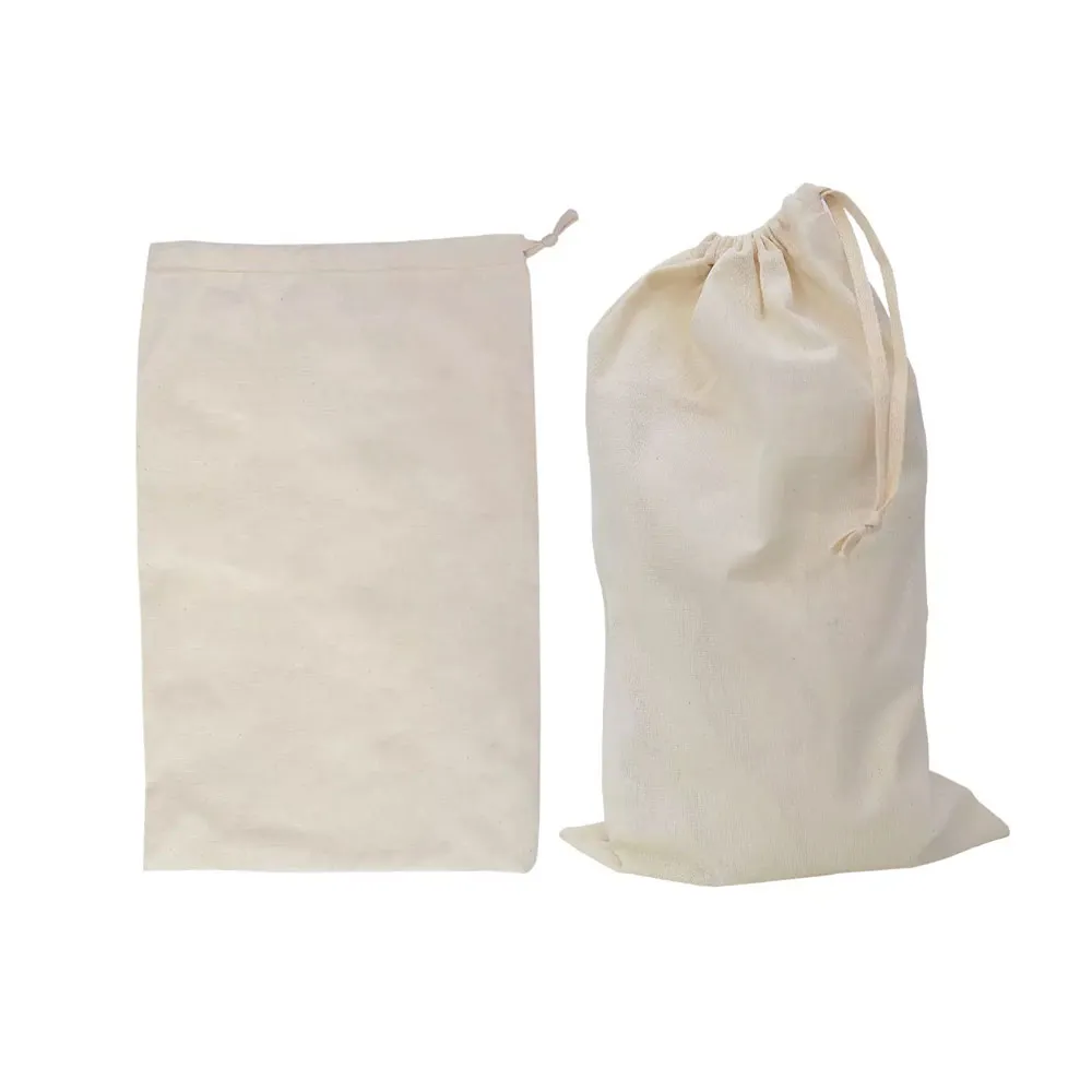 Saco de algodão cru 8x10cm-LN96BP004