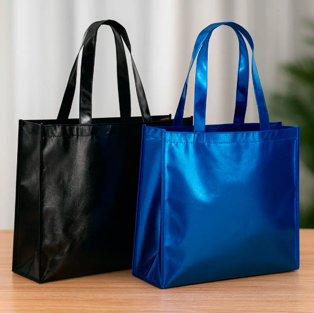 Sacola Metalizada em Tecido Non-Woven 2 cores-BBL68