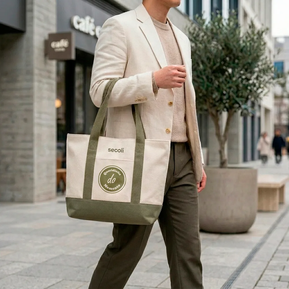 Sacola Tote Bag Média