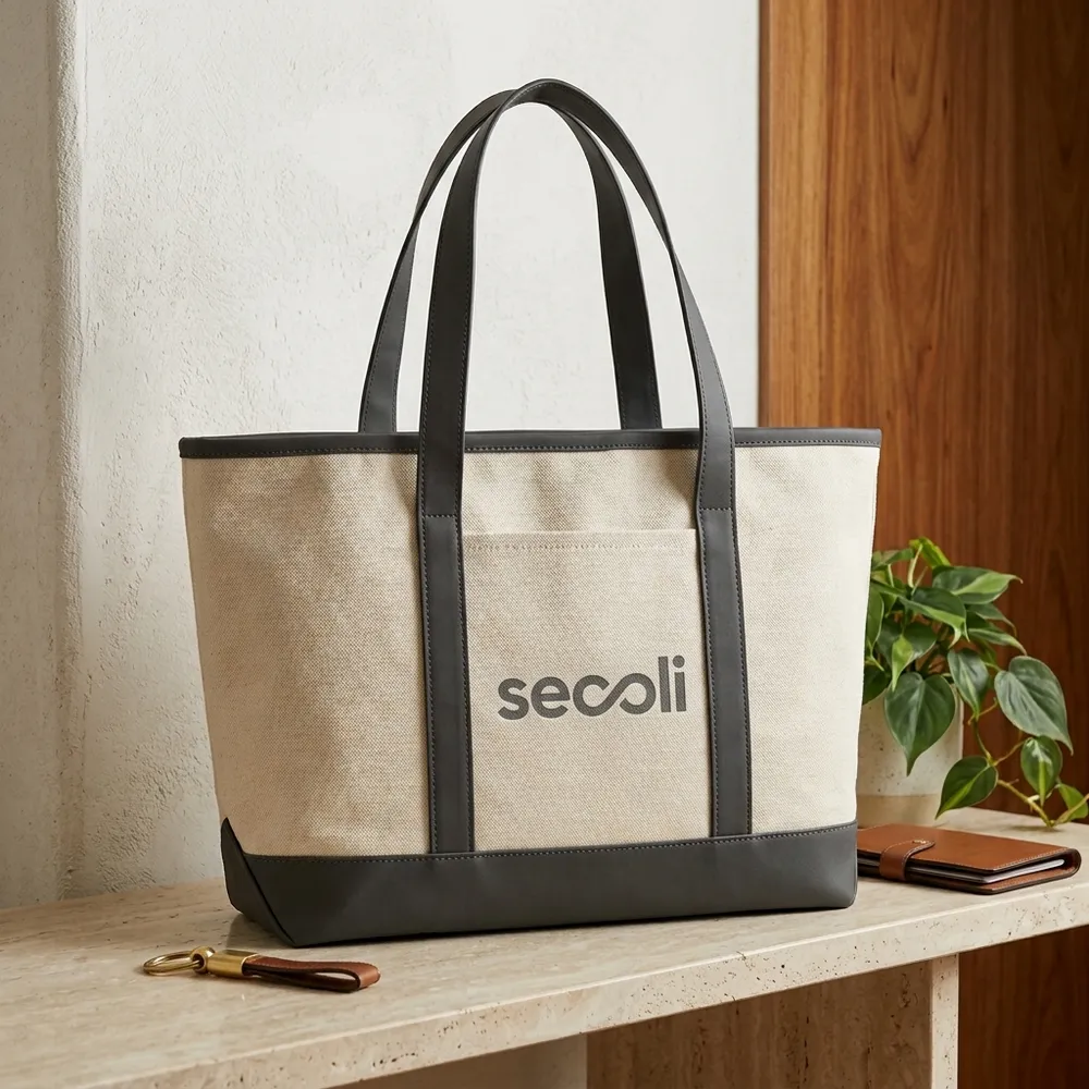 Sacola Tote Bag com Base Reforçada