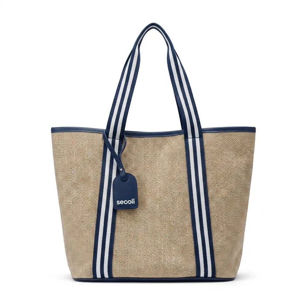 Sacola Tote Bag em Tela com Pingente