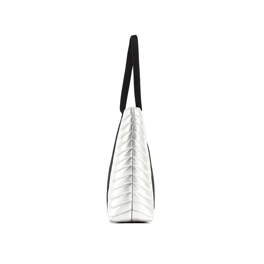 Sacola Tote Metalizada Acolchoada Premium