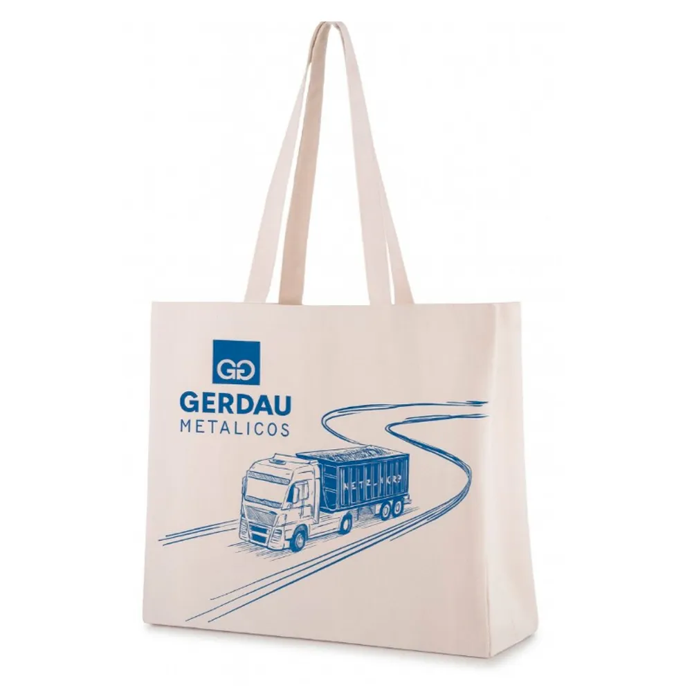 Sacola confeccionada em Lonita de Algodão (200 g/m²)-SAC05