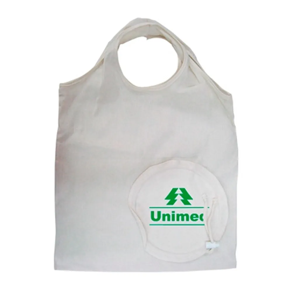 Sacola ecológica de algodão dobrável-BC0039SE