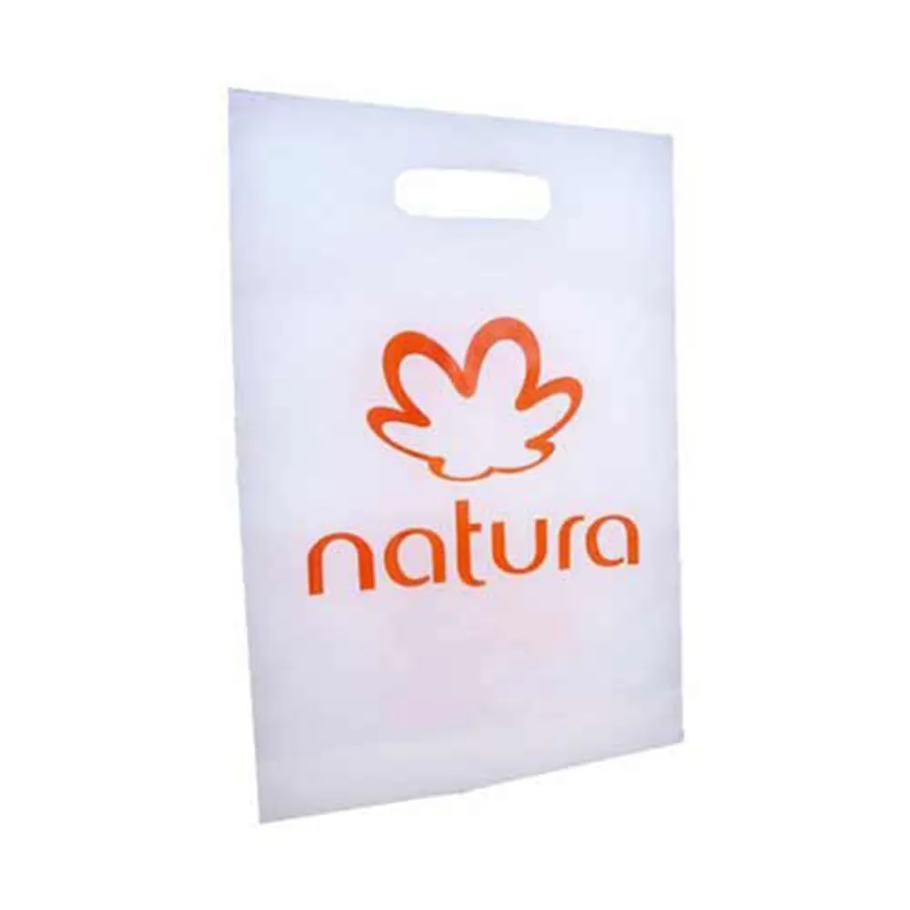 Sacola plástica alça boca de palhaço