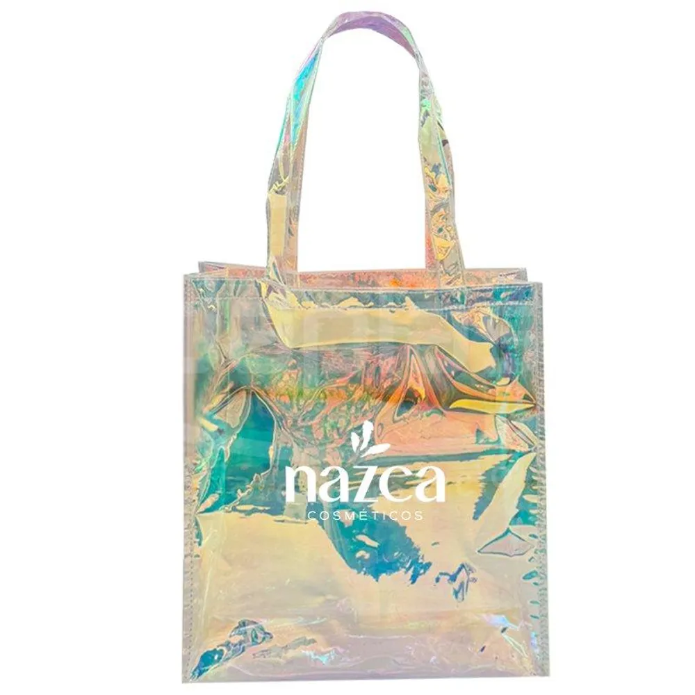 Sacola pvc holográfico-SCH 001
