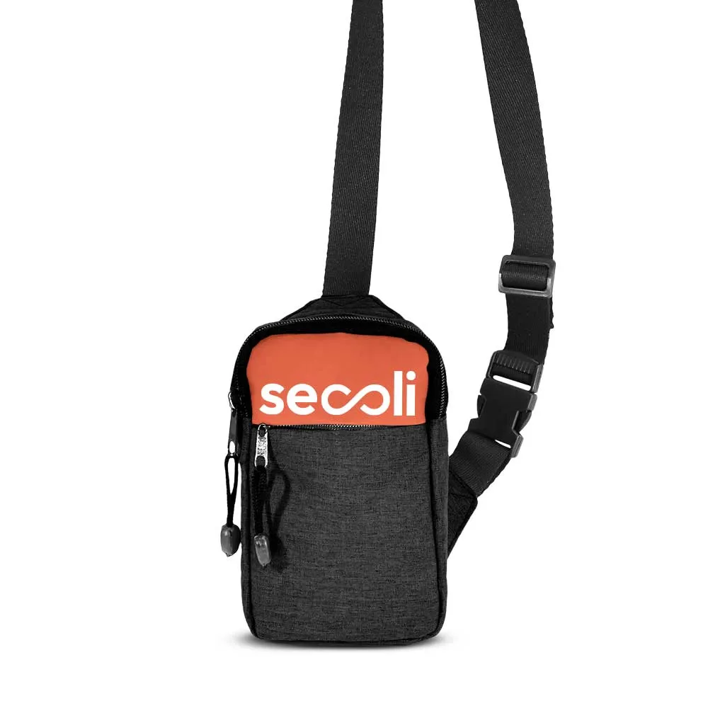  Sholder Bag Mesclada com Logo