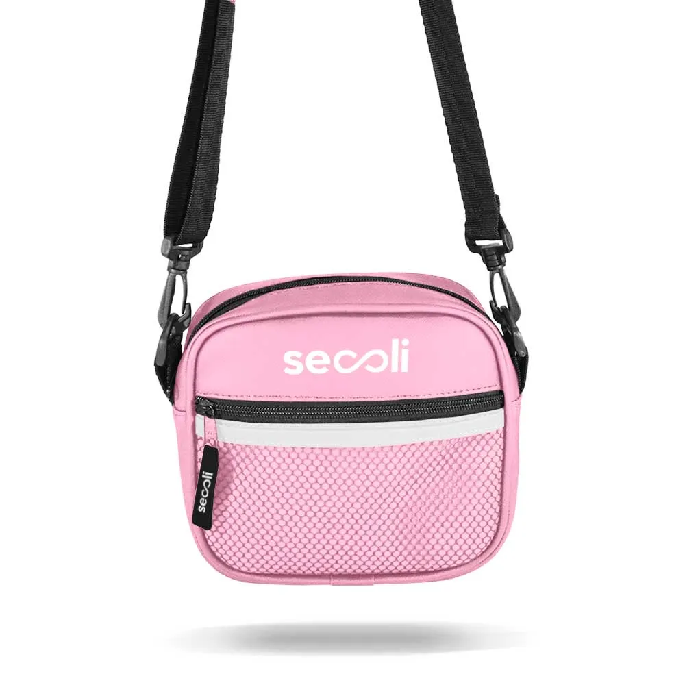 Shoulder Bag Básica com Logo Central