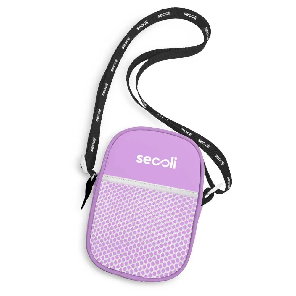Shoulder Bag Texturizada com Zíper Frontal