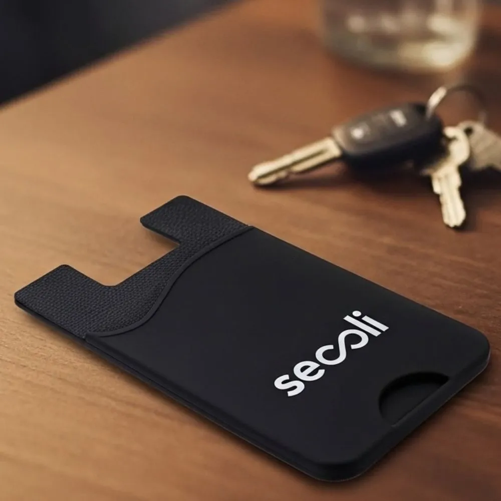 Suporte Porta-Cartão em Silicone Colorido