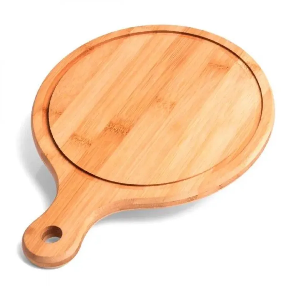 TÁBUA PARA SERVIR EM BAMBU COM ALÇA