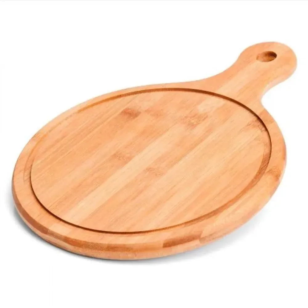 TÁBUA PARA SERVIR EM BAMBU COM ALÇA