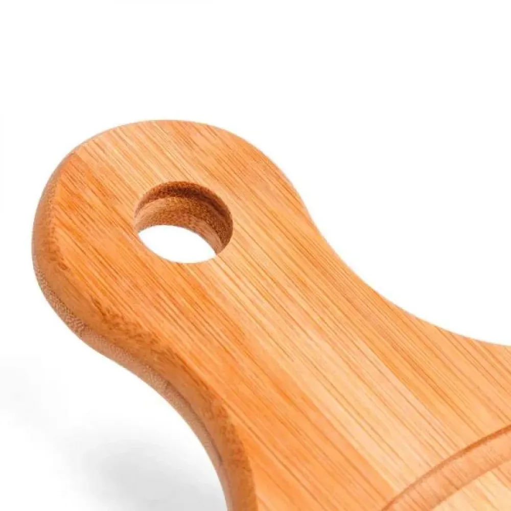 TÁBUA PARA SERVIR EM BAMBU COM ALÇA