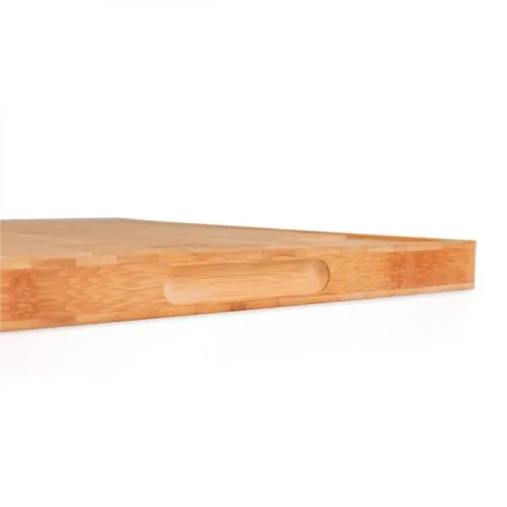 TÁBUA PARA CHURRASCO EM BAMBU PREMIUM - 49X35X3CM