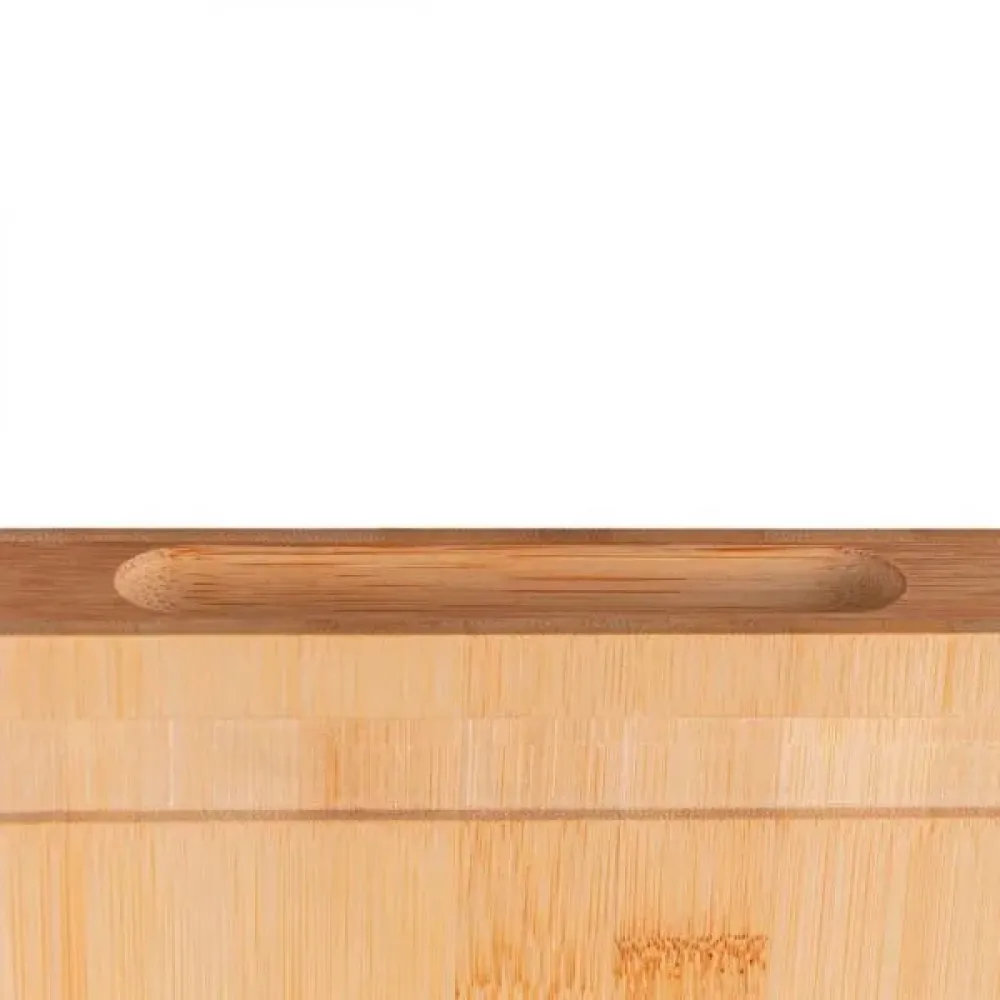 TÁBUA PARA CHURRASCO EM BAMBU PREMIUM - 49X35X3CM