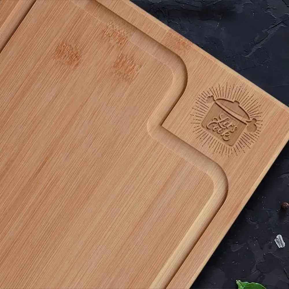 TÁBUA PARA CHURRASCO EM BAMBU SUPREME 37CM