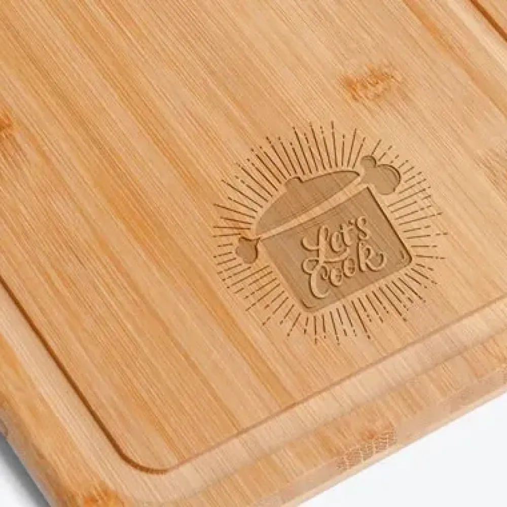 TÁBUA PARA CHURRASCO EM BAMBU SUPREME 37CM