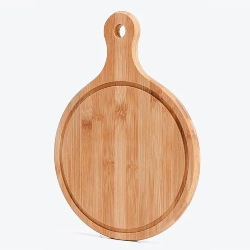 TÁBUA PARA SERVIR EM BAMBU COM ALÇA