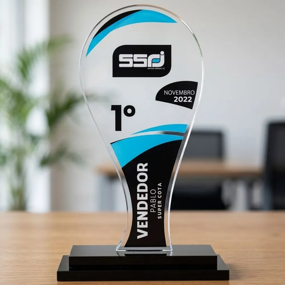TROFÉU DE ACRÍLICO-TRA36