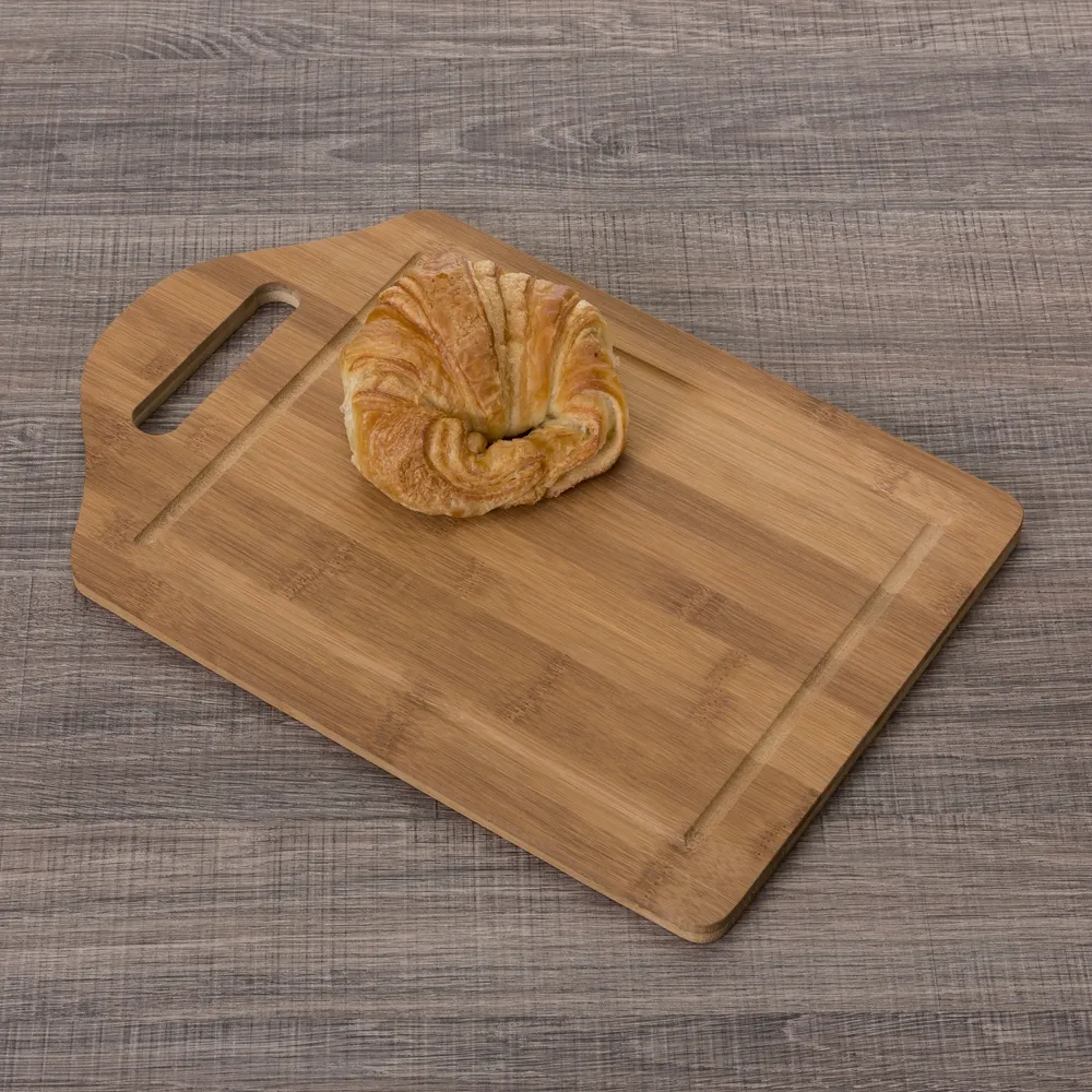 #Tábua de Bambu com Canaleta